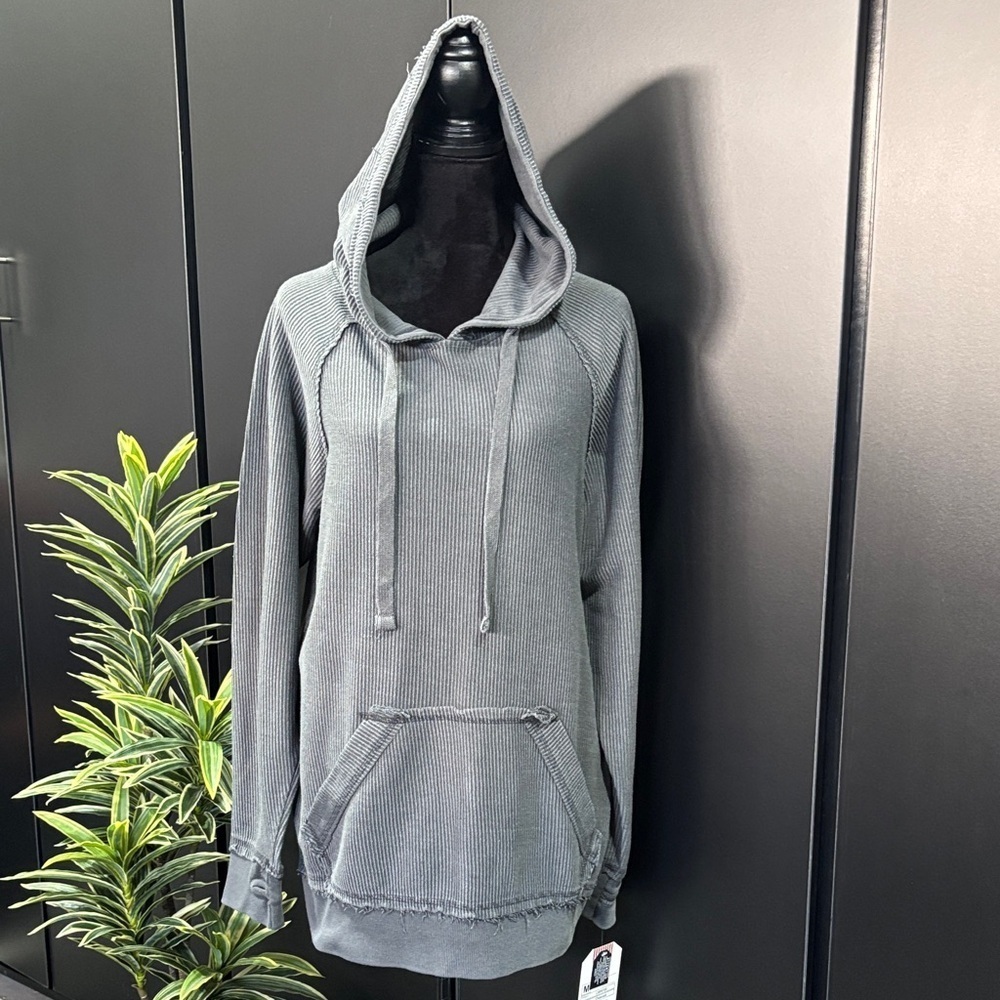 U.S. Vintage Hoodie, textured, unique shadings,hip pockets,heavyweight,warm